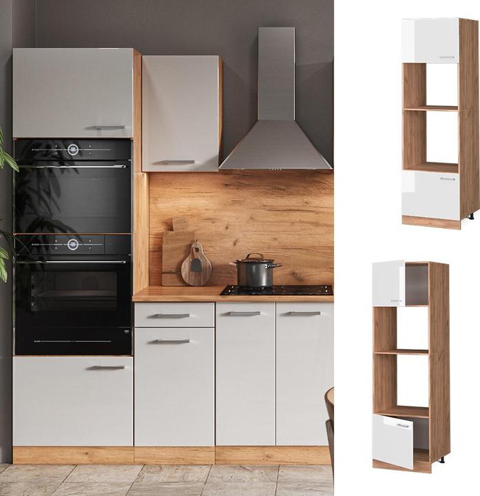 Image du produit Vicco Mikrowellenschrank R-Line (60 x 57.5 x 207 cm)