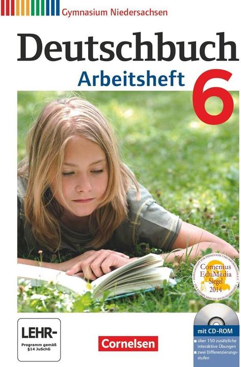 Produktbild Deutschbuch Gymnasium 8. Schuljahr. Arbeitsheft mit Lösungen und CD-ROM. NI (Deutsch, Andrea Wagener, Angela Mielke, Cordula Grunow, Sandra Simberger, Irmgard Schick, Kerstin Muth, Vera Potthast, Angela Horwitz, 2012)