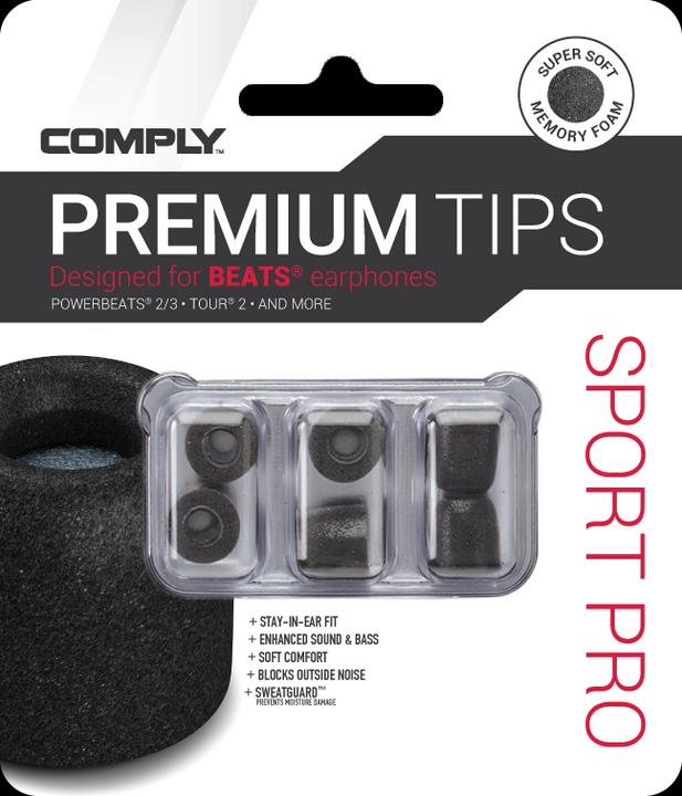 Actual product image Comply Sport Pro-Beats
