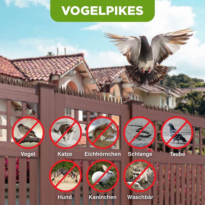 Produktbild Isotronic Taubenspikes, Anti-Vogel-Spikes, braun, 5,4 m