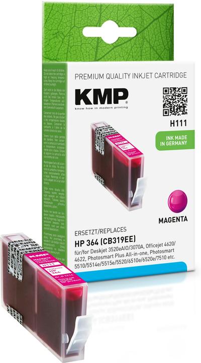 Actual product image KMP H111 Ink Cartridge compatible with HP CB 319 EE (M)