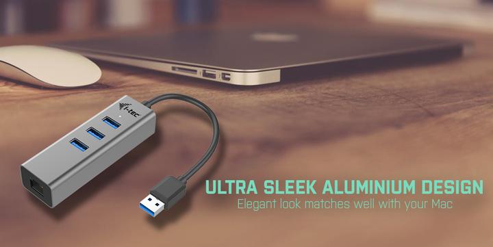 Immagine prodotto i-tec U3METALG3HUB (USB-A, 3 Porti)