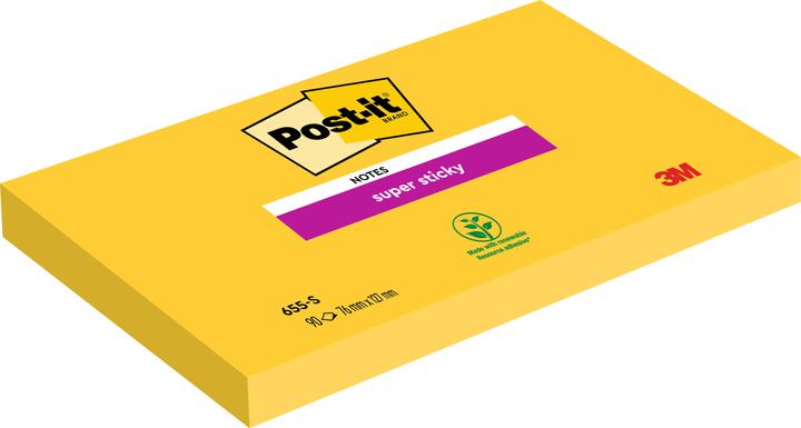 Actual product image Post-it Super Sticky (127 x 76 mm)