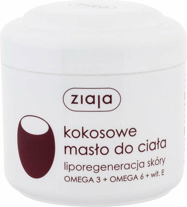 Image du produit Ziaja Beurre de corps à la noix de coco 200ml - Pour les peaux sèches et normales (Beurre corporel, 200 ml)
