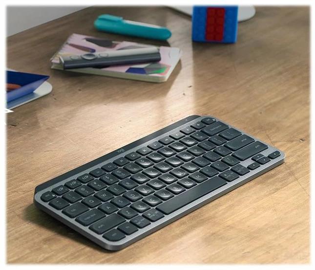 Produktbild Logitech MX Keys Mini for Business (US, Kabellos, Kabelgebunden)