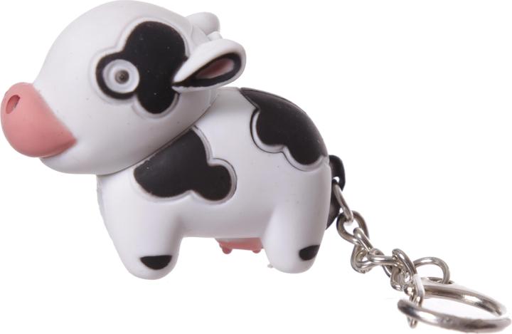 Produktbild Puckator Bauernhof Kuh & Schweinchen LED mit Ton Schlüsselanhänger