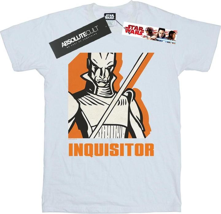 Actual product image Star Wars Mens Rebels Inquisitor T-Shirt (L)