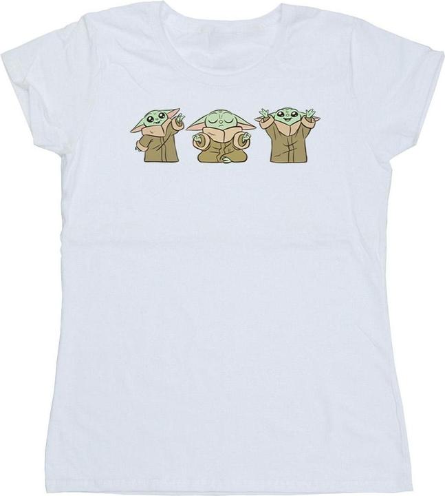 Image du produit Star Wars - T-shirt THE MANDALORIAN GROGU POSES - Femme (L)