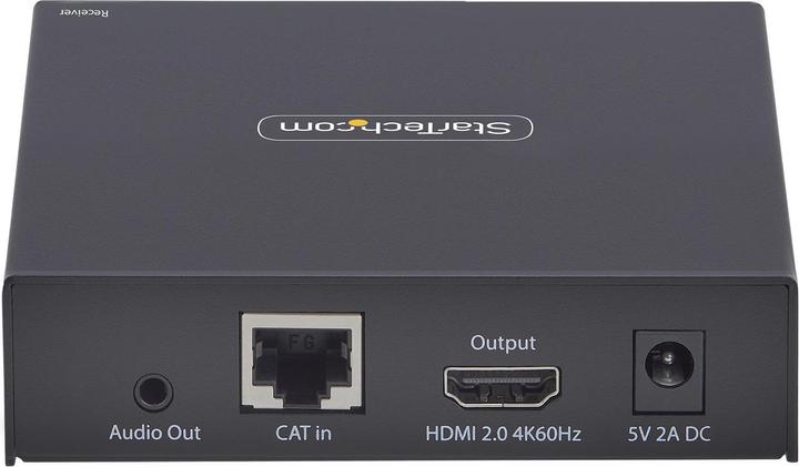 Produktbild StarTech .com IH2006-HDMI-RX, Receiver, Kabelgebunden, 3840 x 2160 Pixel, 60 Hz, Schwarz, Metall