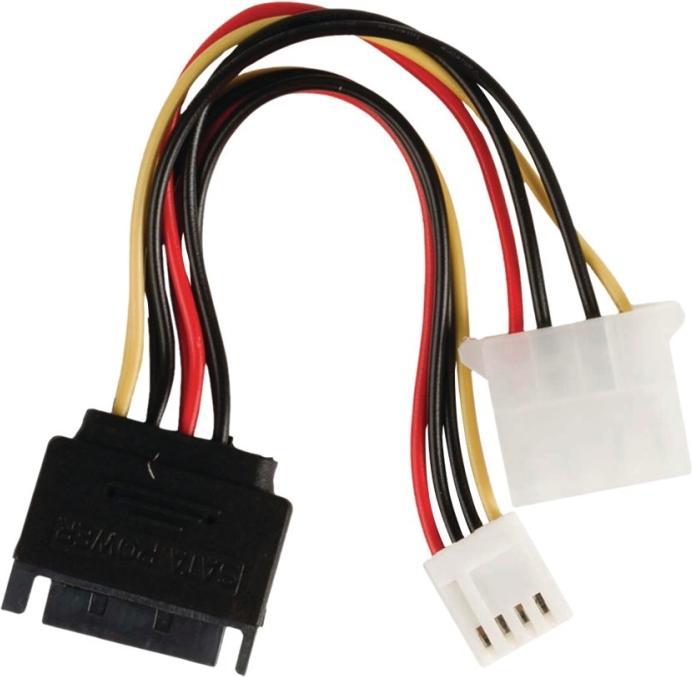 Immagine prodotto Nedis Cavo di alimentazione interna | SATA 15 pin maschio | FDD femmina / Molex femmina | Placcato oro |