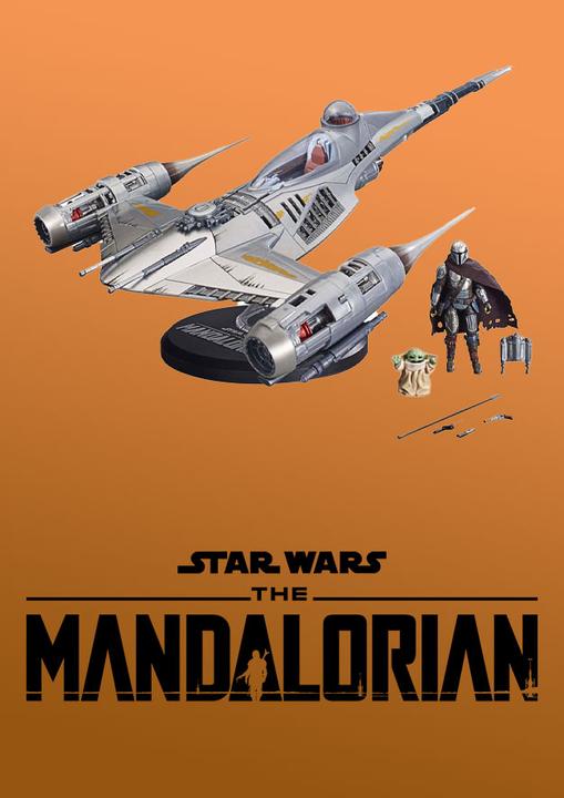 Actual product image Hasbro Star Wars The Mandalorian's N-1 Starfighter