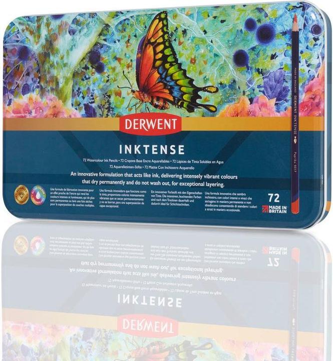 Produktbild Derwent Inktense Permanent Aquarellstifte (Mehrfarbig, 72 x)