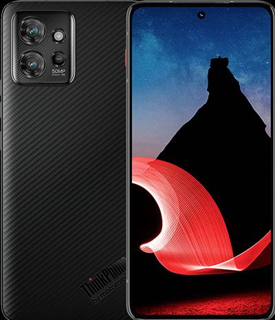 Actual product image Motorola ThinkPhone - 5G smartphone - dual-SIM - RAM 8 GB / Internal Memory 256 GB - pOLED display - (256 GB, Carbon black, 6.55", Dual SIM, 50 Mpx, 5G)