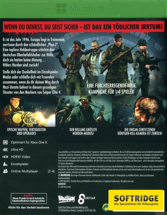 Image du produit Zombie Army 4: Dead War (Xbox One X, Xbox Series X, DE)