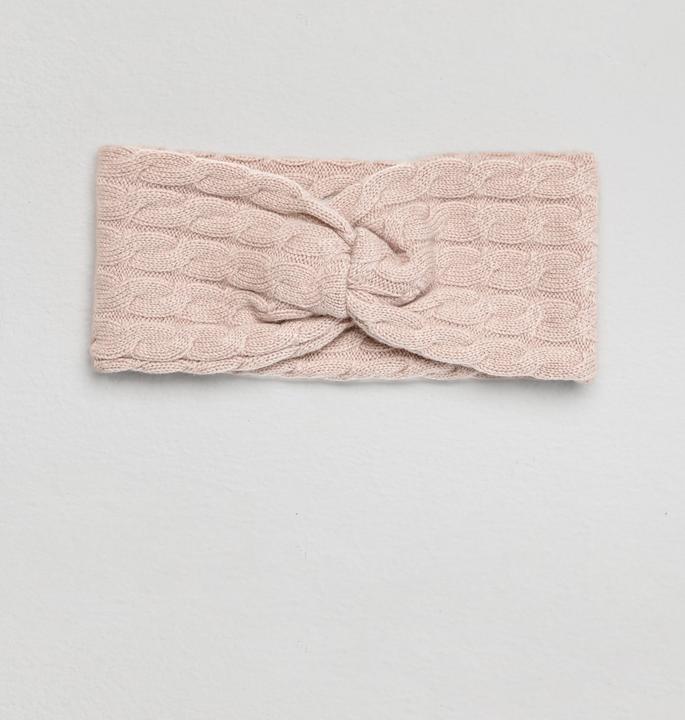 Produktbild Furnari Gestricktes Stirnband 100% Kaschmir - Ascherose