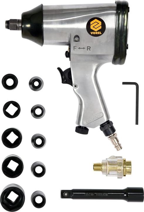 Image du produit Toya Visseuse pneumatique 1/2 avec embouts (Air comprimé)