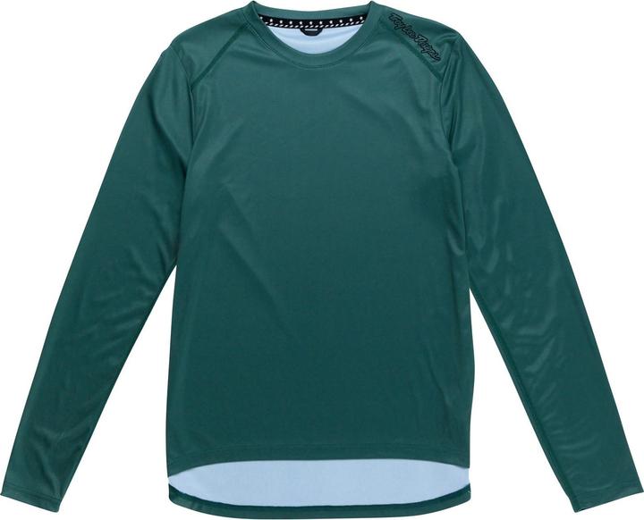Actual product image Troy Lee Designs Womens Lilium LS Jersey, Mono, jade, XS (XS)