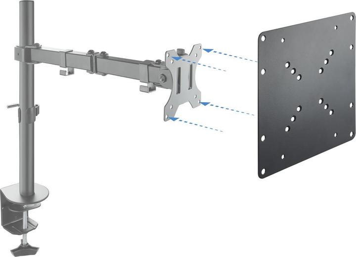 Image du produit Tooq Technology ADAPTADOR VESA VMA0200-B 200X200,200X100,100X200 NEGRO