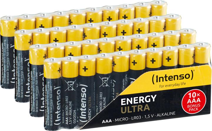 Image du produit Intenso Énergie Ultra (40 pcs, AAA, 1250 mAh)