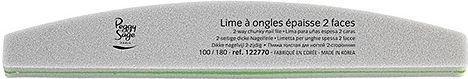 Actual product image Peggy Sage 2-Way Chunky Nail File Nail File Double-Sided 100/180 Crescent