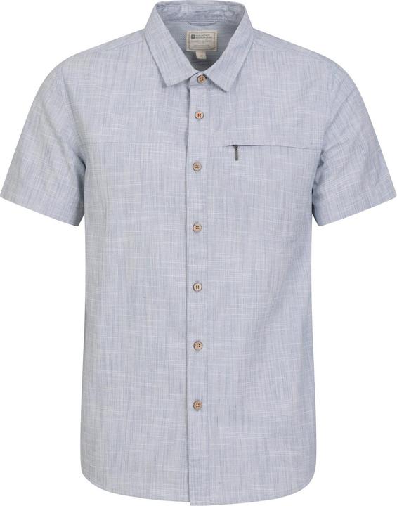 Actual product image Mountain Warehouse Mens Coconut Slub Short-Sleeved Shirt (XS)