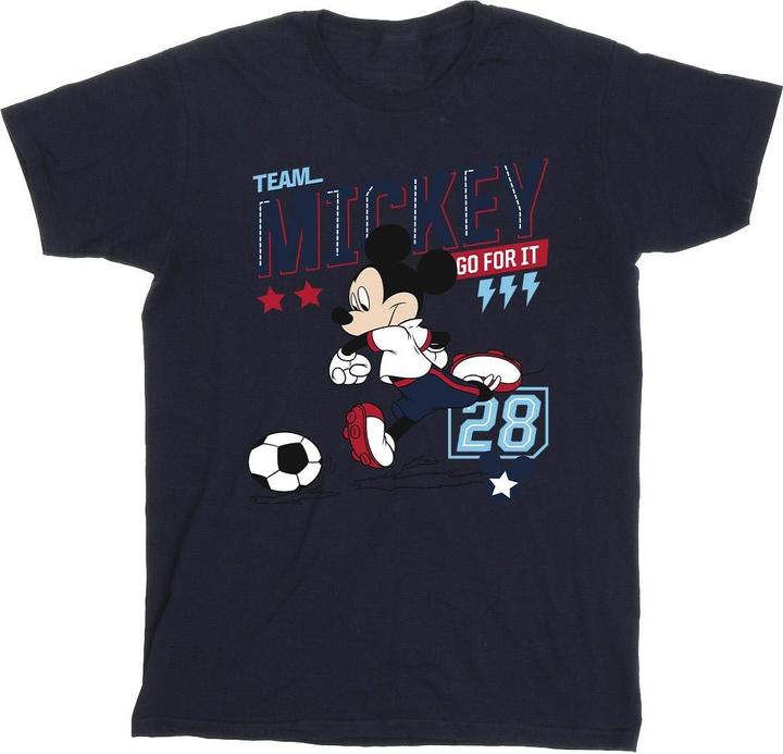Immagine prodotto Disney Mickey Mouse Team Mickey Football Maglietta Ragazze (128)