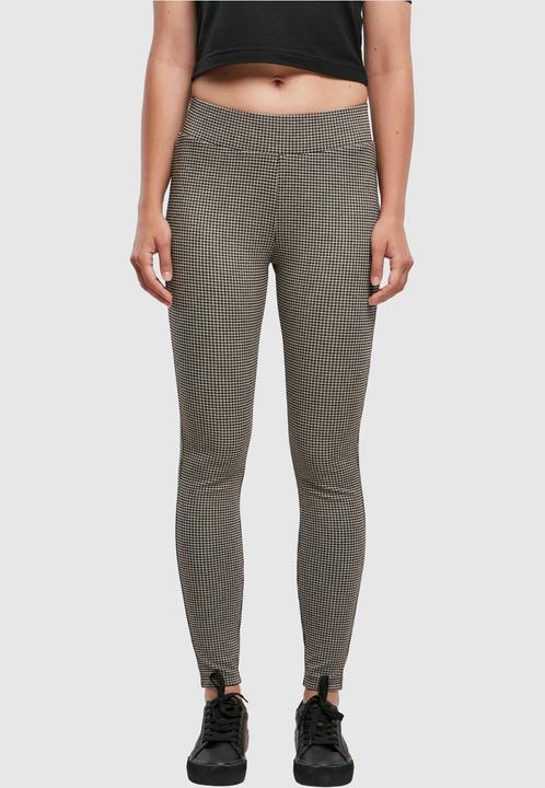 Urban Classics Ladies Vichy Check High Waist Leggings (XS)