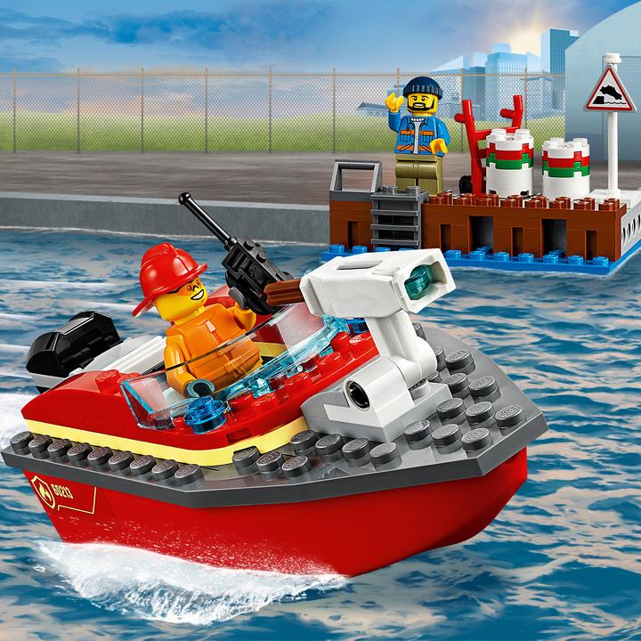 Immagine prodotto LEGO Vigili del fuoco al porto (60213, LEGO City)