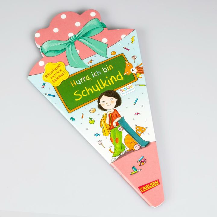 Image du produit Malin pour l'école : Hourra, je suis écolier (Sac d'école rose/bleu) (30.70 cm, 1 x)