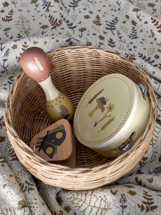 Produktbild Bloomingville Mini Driss Musical Instrument (Italienisch, Englisch, Schweizerdeutsch, Deutsch, Französisch)