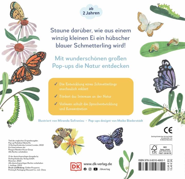 Productafbeelding Mijn pop-up boek vlinder (Duits)