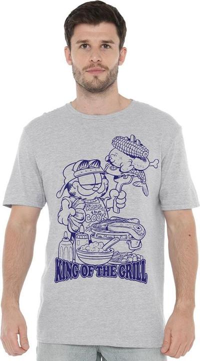 Actual product image Garfield Mens King Of The Grill T-Shirt (4XL)