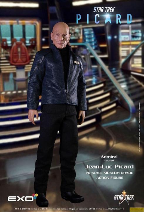 Actual product image Exo-6 Star Trek: Picard Action Figure 1/6 Jean-Luc Picard 28 cm