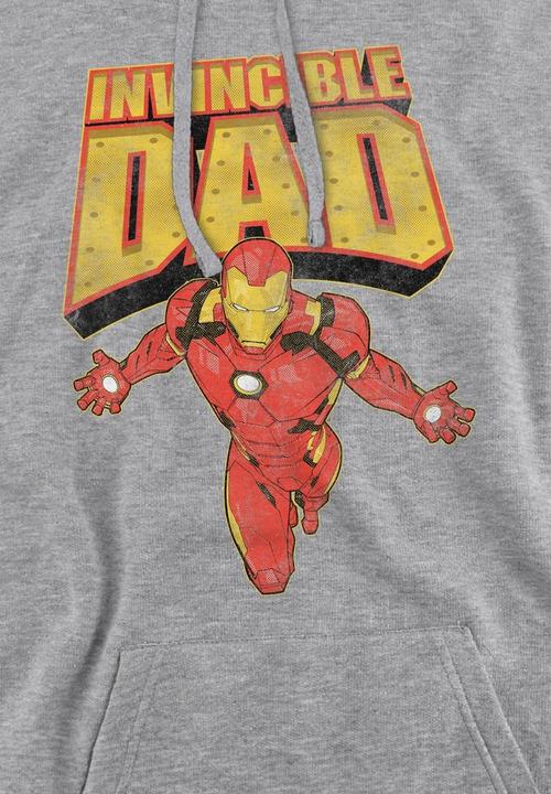 Image du produit Iron Man - Sweat à capuche INVINCIBLE DAD - Homme (M)