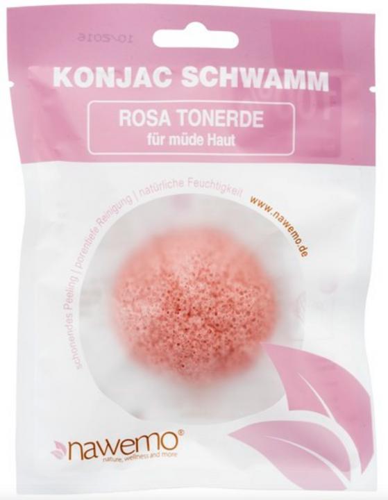 Produktbild Nawemo Konjac Schwamm ROSA TONERDE (Schaum, 498.67 ml)