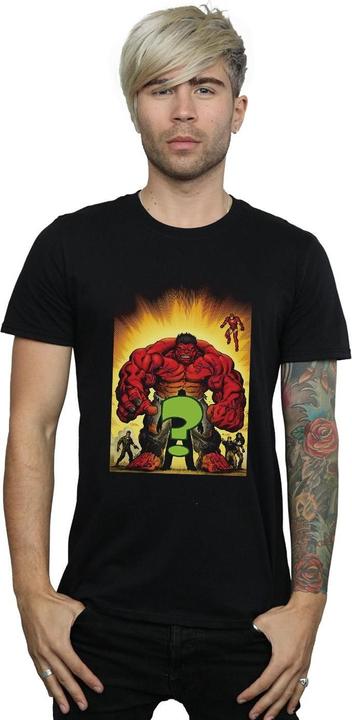 Actual product image Mens Who Is The Red Hulk T-Shirt (3XL)