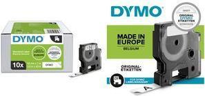 Produktbild Dymo 1x10 D1 Schriftband 19mmx7m auf (1.90 cm, Weiss)