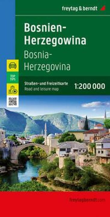 Immagine prodotto Bosnia-Erzegovina, Carta delle strade e del tempo libero 1:200.000, freytag & berndt