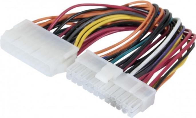 Produktbild Exertis Connect Stromversorgungskabel, ATX Adapterkabel, 0,2 m ATX Adapterkabel 20 Pin auf 24 Pin