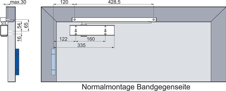 Produktbild ECO Türschliesser TS 41, Gleitschiene GSB EN 1-4, silber