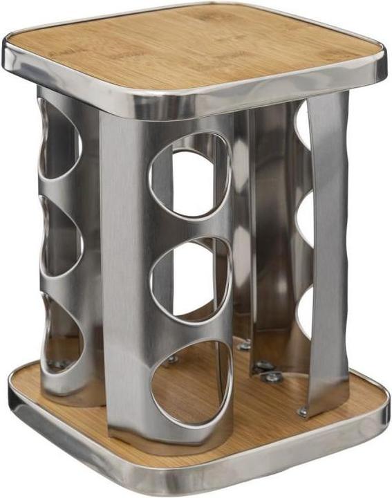 5Five Rotating spice rack with 12 spice jars