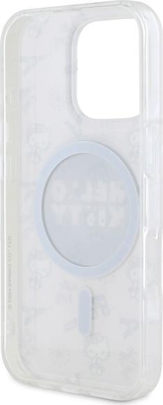 Produktbild Hello Kitty HKHMP16LHAOPP iPhone 16 Pro 6,3" różowy/pink hardcase IML All Over Paris Magsafe (Apple iPhone 16 Pro)