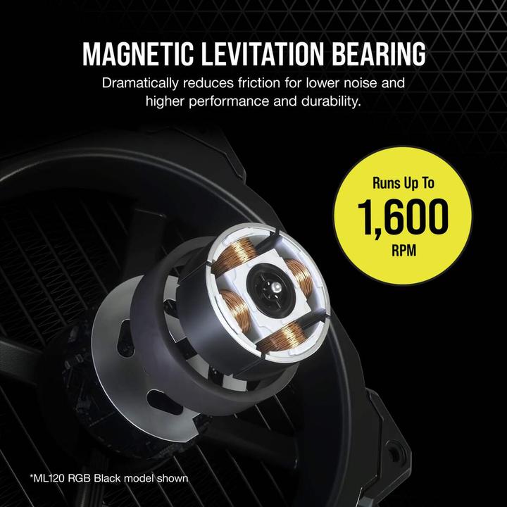 Produktbild Corsair ML140 RGB ELITE (140 mm, 2 x)