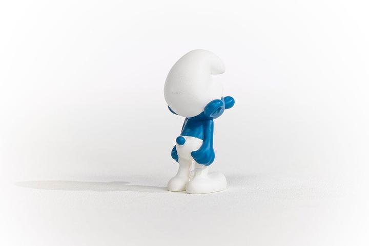 Actual product image Schleich Curmudgeon Smurf