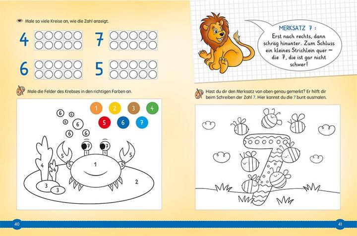 Actual product image Learning numbers from 1 - 10 (German, New favourite, 2022)