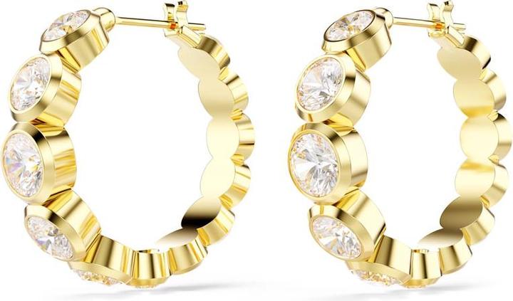 Image du produit Swarovski Imber Kreolen Rundschliff Weiss Gold (Métal Swarovski)