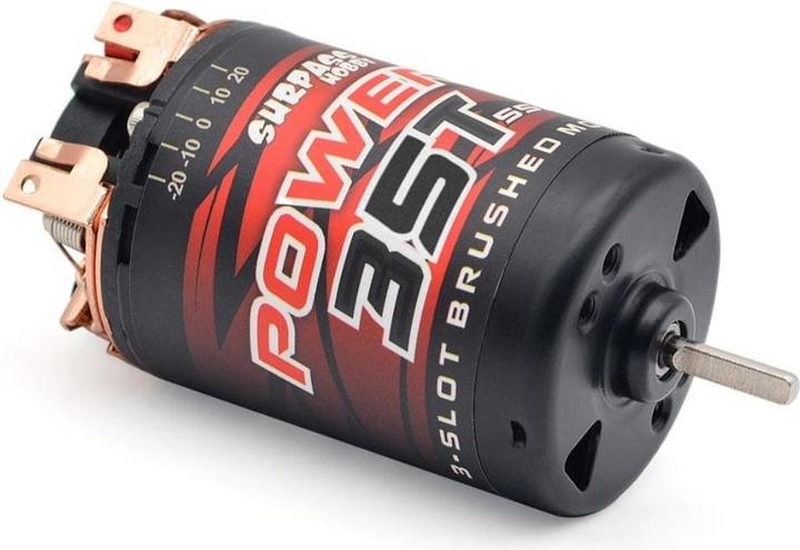 Surpass Hobby Brushed Motor 550 35T, 3 Slot, 9500 rpm