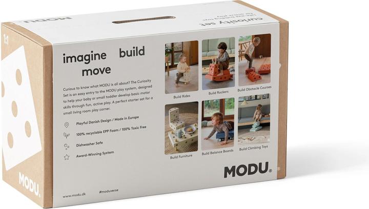 Produktbild Modu Curiosity-Set - Einstiegs-Set, Balancierbrett, Schaukelpferd, Motorik Spielzeug