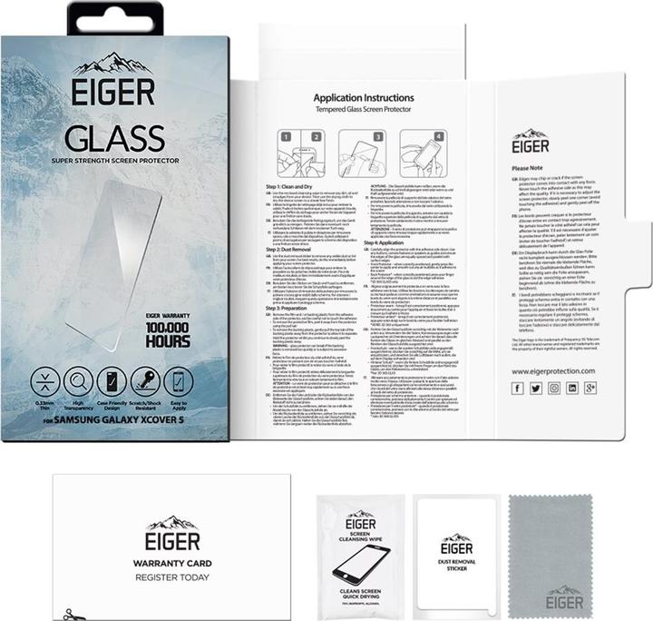 Produktbild Eiger Mountain Glass Clear (1 Stück, Samsung Galaxy Xcover 5)