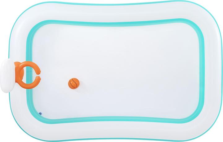 Actual product image Bestway Dunk n' Splash Inflatable Family Pool with Basketball Hoop 2.51 m x 1.68 m x 1.02 m